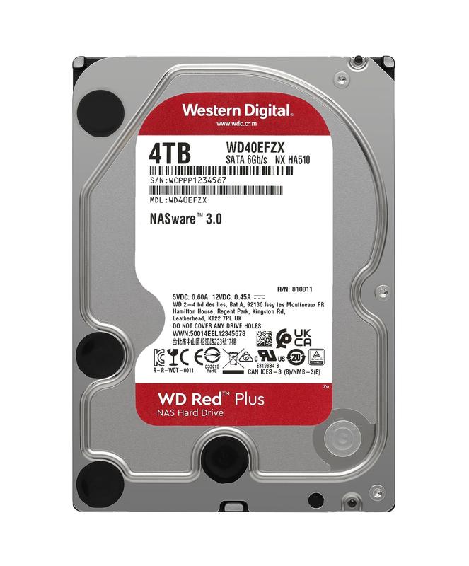 HD Western Digital WD Red Plus 4TB - 3,5